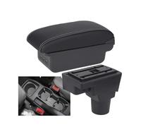 NANGAEBPPW Reposabrazos Auto Caja Almacenamiento Interior Accesorios Auto Para C&hevrolet Para Sonic Para Aveo Para Lova T250 T300(B3 Negro blanco 3USB)