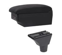 NANGAEBPPW Reposabrazos Auto Para Citroen Para Berlingo Almacenamiento Central Estilo Auto Decoración Con Portavasos(Línea Blanca E1)