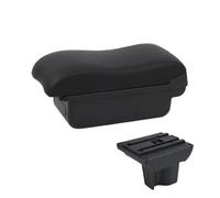 NANGAEBPPW Reposabrazos Auto Para Perodua Para Aruz Consola Central Interior Caja Almacenamiento Reposabrazos Accesorios Auto(C2 Línea negra SIN USB)