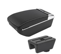 NANGAEBPPW Reposabrazos Central Para Ibiza 6j Para Ibiza 6L Reposabrazos Para Seat Para Ibiza Caja De Almacenamiento Central Con Interfaz USB(A2 Black line7 USB)