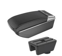 NANGAEBPPW Reposabrazos Central Para Ibiza 6j Para Ibiza 6L Reposabrazos Para Seat Para Ibiza Caja De Almacenamiento Central Con Interfaz USB(B2 línea negra SIN USB)
