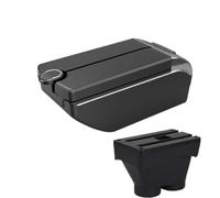 NANGAEBPPW Reposabrazos Central Para Peugeot 208 2012 2013 2014 2015 2016 2017 2018 Caja Almacenamiento Reposabrazos Central(B3 Negro blanco 7USB)