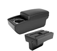 NANGAEBPPW Reposabrazos Central Para Peugeot 307 I 2001 2002 2003 2004 2005 2006 2007 2008 Caja De Almacenamiento Interior(B3 Negro blanco 6USB)