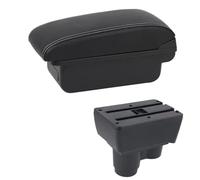 NANGAEBPPW Reposabrazos Central Para R&enault Para Duster Para Dacia Para Duster 2019-2023 Compartimento De Almacenamiento Con Doble Capa Y USB(B1 Línea Blanca)