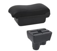 NANGAEBPPW Reposabrazos Central Para R&enault Para Duster Para Dacia Para Duster 2019-2023 Compartimento De Almacenamiento Con Doble Capa Y USB(B2 Línea Negra)