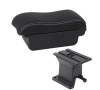 NANGAEBPPW Reposabrazos Central Para Toyota IQ Reposabrazos Interior Para Toyota IQ Caja De Almacenamiento Central Con Interfaz USB(B3 Negro blanco 3USB)