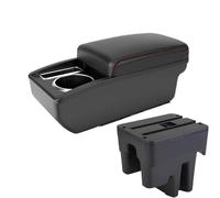 NANGAEBPPW Reposabrazos Central Para TOYOTA Para AVANZA 2016 Caja De Reposabrazos Piezas De Retroadaptación Interior Accesorios Caja De Almacenamiento Central(A1 Negro rojo SIN USB)