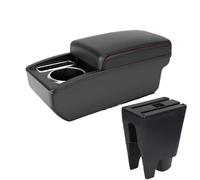 NANGAEBPPW Reposabrazos Para BYD F0 Almacenamiento Central Para Auto Con USB Y Portavasos(A1 Negro rojo SIN USB)