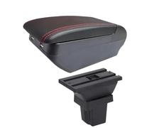NANGAEBPPW Reposabrazos Para Holden Para Trax 2013 2014 2015 2016 2017 2018 2019 2020(H línea roja 4USB)