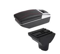 NANGAEBPPW Reposabrazos Para Hyundai I20 Caja De Reposabrazos Para Hyundai I20 2012 Caja De Almacenamiento Central Interior(Una línea roja SIN USB)