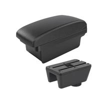 NANGAEBPPW Reposabrazos Para Ibiza 6j Para Ibiza 6L Reposabrazos Para Seat Para Ibiza Caja De Almacenamiento Central Con USB Interior(A2 línea negra Sin USB)