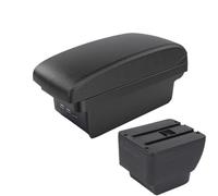 NANGAEBPPW Reposabrazos Para MAZDA 2 Reposabrazos Para MAZDA 2 Demio Caja Reposabrazos Auto Piezas Retrofit Caja Almacenamiento(B2 línea negra 3USB)