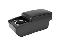 NANGAEBPPW Reposabrazos Para N&issan Para DATSUN MIDO NODO Reposabrazos De Coche Caja De Almacenamiento Interior Retrofit Reposabrazos Central(B2 Línea negra 6USB)
