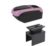 NANGAEBPPW Reposabrazos Para N&issan Para Micra K14 Reposabrazos Para N&issan Para Micra 2020-2023 Caja De Almacenamiento Accesorios Interiores Para Coche(Black Pink)