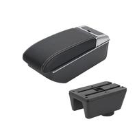 NANGAEBPPW Reposabrazos Para Seat Para Ibiza MK4 IV 6J Interior Coche Consola Caja Almacenamiento Reposabrazos Central 2008-2017 Accesorios Coche(White Line)