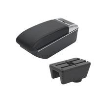 NANGAEBPPW Reposabrazos Para Seat Para Ibiza MK4 IV 6J Interior Coche Consola Caja Almacenamiento Reposabrazos Central 2008-2017 Accesorios Coche(Black Line)