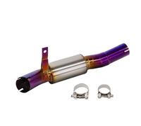 NANGAEBPPW Silenciador De Conexión Para Tubo De Escape Central De Motocicleta Línea Racing Para Benelli Para Leoncino 500 BJ500 Accesorios Modificados(Azul)