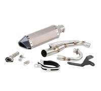 NANGAEBPPW Silenciador De Escape Deslizante Motocicleta Para Monkey 125 2019 2020 2021 2022 2023 Con Tubo De Conexión Central Accesorios Modificados(Estilo A)
