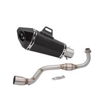 NANGAEBPPW Silenciador De Escape Deslizante Para Motocicleta Contacto Central Tubo Intermedio Para Grom M3 MSX 125 MSX125 2013-2018 2019(Style E)