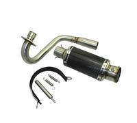 NANGAEBPPW Silenciador De Escape Modificado Para Motocicleta Para Mini Trail Para Monkey Bike Z50 1972-1999 De Acero Inoxidable Y Carbono