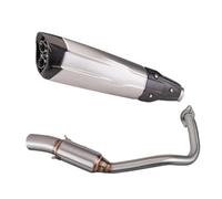 NANGAEBPPW Silenciador De Escape Para Motocicleta Accesorio Modificado Intermedio Tubo De Conexión Completo Para Forza 300 2018 2019 2020(Estilo A)