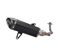 NANGAEBPPW Silenciador De Escape Para Motocicleta Para Y&amaha Para XMAX250 Para XMAX 300 Para XMAX300 250 Tubo Delantero De Acero Inoxidable(Style D)