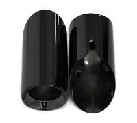 NANGAEBPPW Silenciador De Tubo De Escape De Acero Inoxidable Para Serie 3 320i 330i 325i 2018 2019 2020 Accesorios Para Automóviles(NEGRO,1 par)