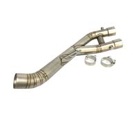 NANGAEBPPW Silenciador Escape Para Motocicleta Tubo Conexión Central Piezas Montaje Intermedio Deslizante Para Y&amaha YZF-R1 R1 R1M MT10 2015-2021