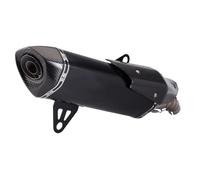 NANGAEBPPW Silenciadores De Carbono DB Killer Extraíbles Y Deslizables Para Motocicleta Tubo De Enlace Intermedio Para B&MW C400 C400X C400GT 2018-2023(NEGRO)