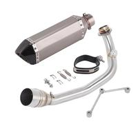 NANGAEBPPW Sistema De Escape Completo Motocicleta Para Y&amaha BWS 125 Para ZUMA 125 2002-2017 Silenciador De Conexión Del Tubo De Enlace Central Delantero(Style H)