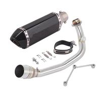 NANGAEBPPW Sistema De Escape Completo Motocicleta Para Y&amaha BWS 125 Para ZUMA 125 2002-2017 Silenciador De Conexión Del Tubo De Enlace Central Delantero(Estilo B)