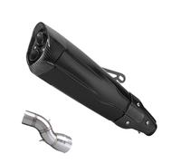 NANGAEBPPW Sistema De Escape Deslizante Motocicleta Para B&MW R1200GS R1200 GS Para Adventure ADV Modificado Con Silenciador De Doble Orificio Y Tubo Intermedio(Estilo A)