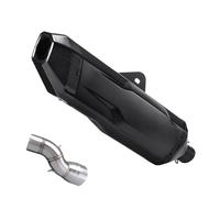 NANGAEBPPW Sistema De Escape Deslizante Motocicleta Para B&MW R1200GS R1200 GS Para Adventure ADV Modificado Con Silenciador De Doble Orificio Y Tubo Intermedio(Style D)