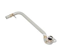 NANGAEBPPW Sistemas De Escape De Motocicleta Deslizantes Para GROM125 MSX125 SF MSX125 2021 2022 2023 Tubo De Enlace Delantero De Acero Inoxidable Modificado