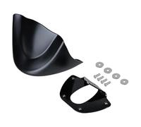 NANGAEBPPW Spoiler Frontal Inferior Guardafangos Carene de Barbilla Deflector Soporte para Harley para Dyna para Street Bob Fat Bob para Wide para Glide 2006-2017(Matte Black)
