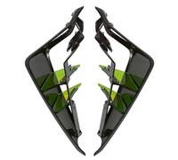 NANGAEBPPW Spoilers Laterales Desnudos Deportivos para Moto Carga Aerodinámica Deflectores de ala para Yamaha MT-09 MT09 MT 09 SP 2021-2023(Fluorescent Green)