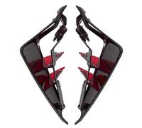 NANGAEBPPW Spoilers Laterales Desnudos Deportivos para Moto Carga Aerodinámica Deflectores de ala para Yamaha MT-09 MT09 MT 09 SP 2021-2023(Matt Black-Red)