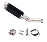 NANGAEBPPW Tubo De Conexión Central Accesorios Modificados Silenciador De Escape Para Motocicleta Para VTEC CB400 CB 400 N SF Para Super Four(Estilo A)