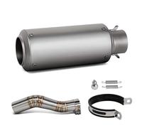 NANGAEBPPW Tubo De Conexión Central De Escape Deportivo De Carreras Para CBR250RR CBR250 RR 2017 2018 2019 2020 2021 2022 2023 2024(Estilo A)
