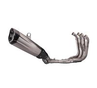 NANGAEBPPW Tubo De Conexión Escape Motocicleta Para B&MW S1000RR 2017-2018 Sistema Completo Tubo De Enlace Delantero Aleación Titanio Accesorios Modificados