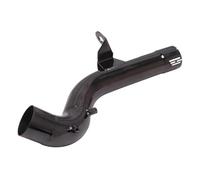NANGAEBPPW Tubo De Escape De Motocicleta De Acero Inoxidable Con Conexión Central Para B&MW F750GS F850GS F 750 850 GS 2018 2019 2020 2021(NEGRO)