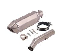 NANGAEBPPW Tubo De Escape Deslizante Para Y&amaha Para Tricker XG250 XT250 XG 250 2004-2008 Conector Adaptador De Silenciador(Style j)