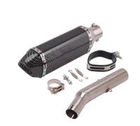 NANGAEBPPW Tubo De Escape Deslizante Para Y&amaha Para Tricker XG250 XT250 XG 250 2004-2008 Conector Adaptador De Silenciador(Style H)