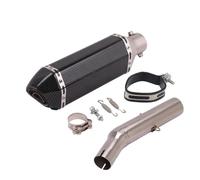 NANGAEBPPW Tubo De Escape Deslizante Para Y&amaha Para Tricker XG250 XT250 XG 250 2004-2008 Conector Adaptador De Silenciador(Style D)