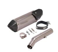 NANGAEBPPW Tubo De Escape Deslizante Para Y&amaha Para Tricker XG250 XT250 XG 250 2004-2008 Conector Adaptador De Silenciador(Style m)