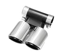 NANGAEBPPW Tubo De Escape Mejorado De Doble Salida Para Porsche 718 2016 2017 2018 2019 2020 2021 2022 2023 2024 2025 Boquilla De Silenciador De Acero Inoxidable Negra(Triple Layer Silver)