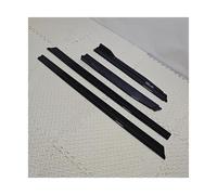 NANGAEBPW 4 Piezas para VW para Golf 7.5 para MK7 GTI R-Line 2013-2019 Faldones Laterales De 1,90m Divisores Aletas Alerón Parachoques(Negro Brillante)