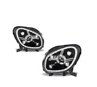 NANGAEBPW Para Mercedes Para Benz Para Smart 453 2015-2019 Faros De Coche Cristal Completos LED Conjunto Delanteros Kit Accesorios Lentes Proyector(Diamond white light)