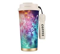 nanger Chemical Periodic Table - Taza de café aislada de acero inoxidable 316 con tapa a prueba de fugas, mantiene caliente o frío