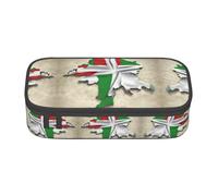 nanger Estuche para lápices con estampado de la bandera de Renania del Norte-Westfalia Map03, bolsa de gran capacidad, organizador de papelería estético con cremallera